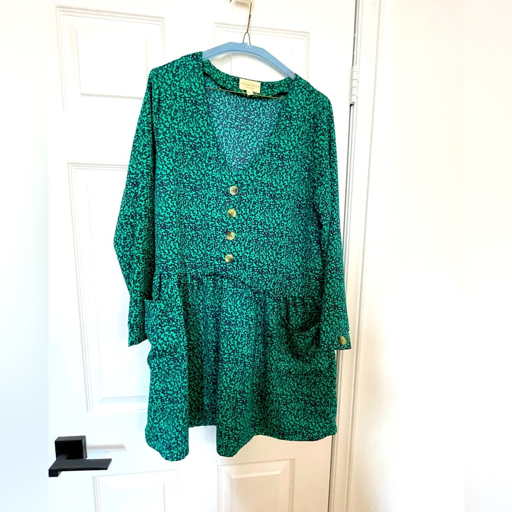 Womance Green oversized dress small